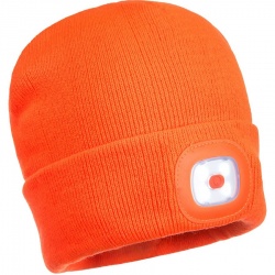 Portwest B029 Beanie LED Head Light USB Rechargeable